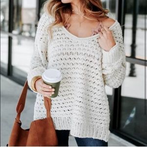 ⭐️LIKE NEW⭐️ Free People Crashing Waves Sweater